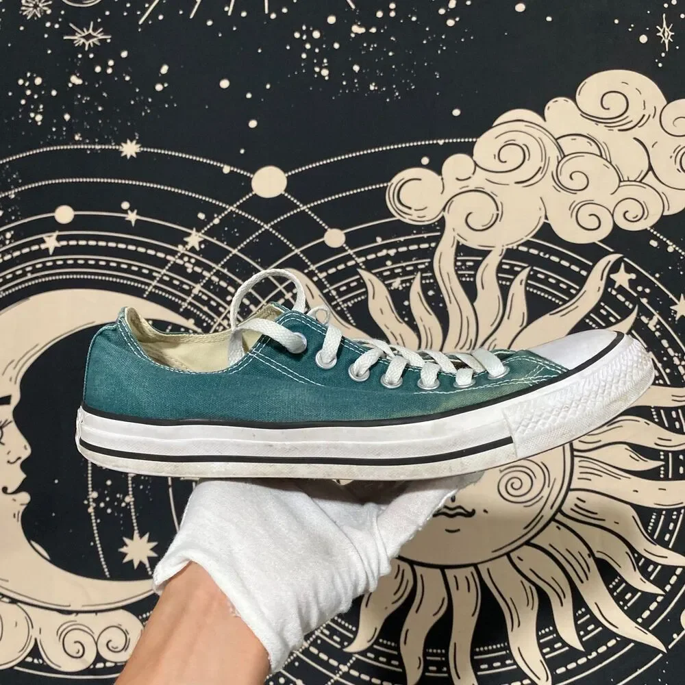 Converse Chuck Taylor All Star 157647F Athletic Shoe Unisex M10/W12 Green Canvas